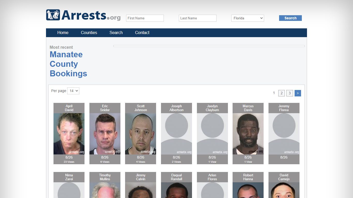 Manatee County Arrests and Inmate Search